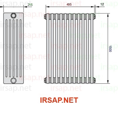 Радиатор IRSAP Tesi 61500/11 T23 CL 01